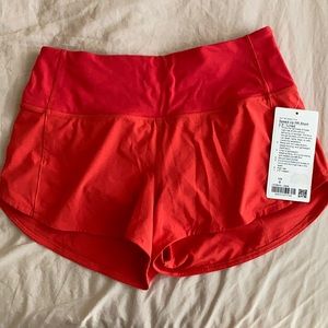 Never worn Lululemon Speed Up HR Short